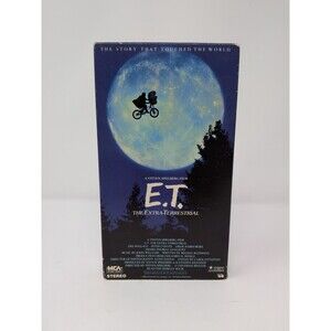 E.T. Extra-Terrestrial VHS 1988 MCA Green Tape Hi-Fi Stereo Spielberg 77012